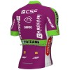 Set Fietsshirt + Korte Koersbroek 2022 Bardiani-CSF Faizane Lila Groen